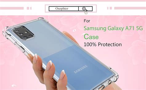 Amazon Osophter For Galaxy A71 5G Case Clear NOT For Verizon A71