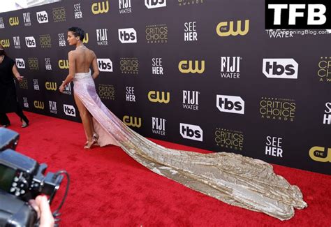 Indya Moore Displays Her Sexy Tits Legs At The Th Annual Critics Choice Awards Photos