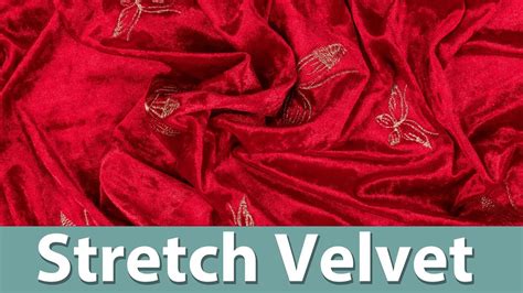 How To Sew With Stretch Velvet YouTube