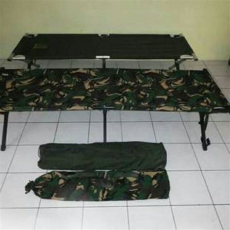 Jual Velbed Tni Tempat Tidur Lapangan Asli Jatah Tni Shopee Indonesia