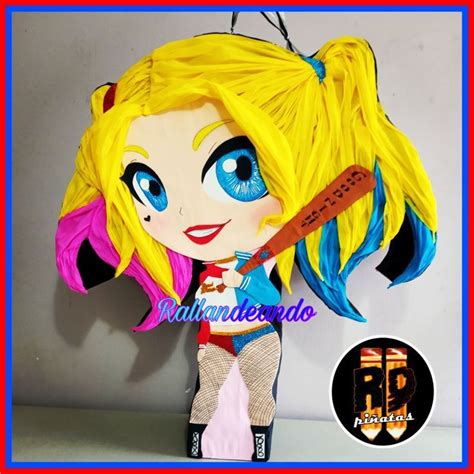 Piñata de Harley Quinn Harley quinn Piñatas Harley