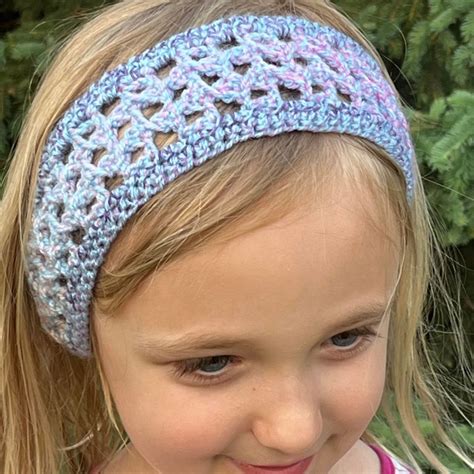 30 Minutes Crochet Hair Scarf Free Pattern Fosbas Designs