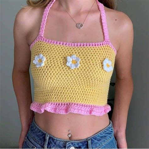 Pin by Conceicaomalima on Artesanato e Faça você mesmo Crochet crop