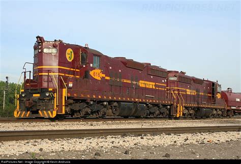 Eje 616 Elgin Joliet And Eastern Railway Emd Sd18 At Gary Indiana By