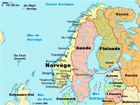 Norv Ge Carte