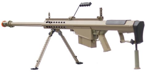 Sniper De Airsoft AEG Snow Wolf Barret M107 TAN SW 013 Full Metal Cal