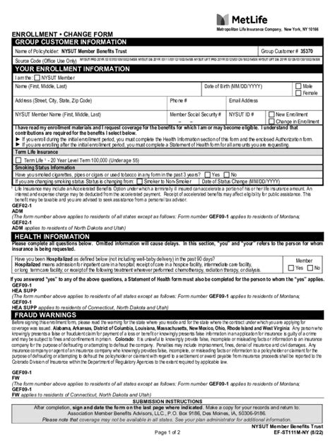 Fillable Online Enrollmentchange Form EBView Fax Email Print PdfFiller