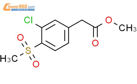 625112 97 2 BENZENEACETIC ACID 3 CHLORO 4 METHYLSULFONYL METHYL