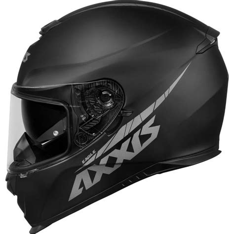 Capacete Axxis Eagle SV Solid Preto Cinza Fosco