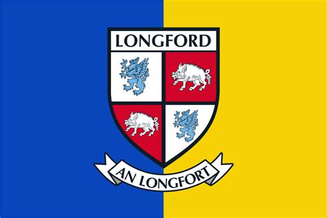 Longford County Crest Flag Flags Ireland Prospect Design