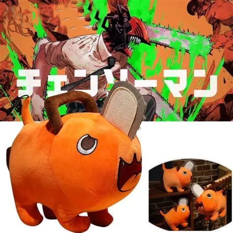 Mgready Stock Cm Chainsaw Man Plush Toy Soft Stuffed Cute Cartoon