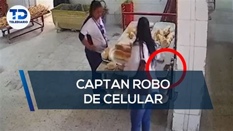 Captan A Mujer Robando Celular En Panader A Youtube