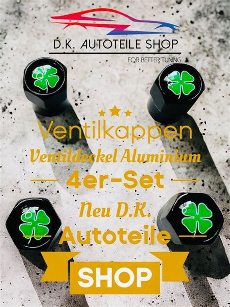 Alfa Romeo Ventilkappe Aluminium 4er Set Neu In Schwarz Kaufen Auf