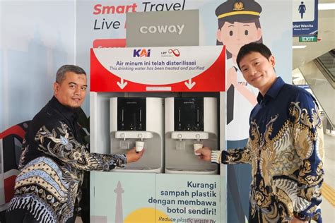 Dukung Gaya Hidup Sehat LRT Jabodebek Sediakan Isi Ulang Air Gratis