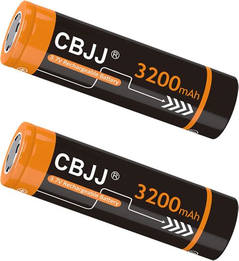 Cwuu 18650 Rechargeable Battery Lithium 37 Volt Li Ion Battery 3200mah 37 Volt