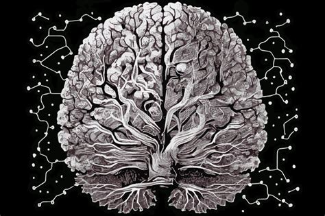 Human brain illustration stock vector. Illustration of mind - 271606350 