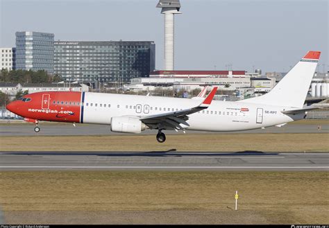 SE RPT Norwegian Air Sweden AOC Boeing 737 8JP WL Photo By Rickard