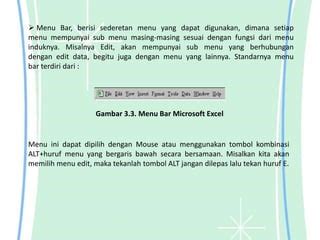 Materi Microsoft Excel Ppt