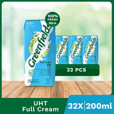 Jual SUSU GREENFIELDS Greenfield UHT 200 Ml Per Dus Isi 32pcs