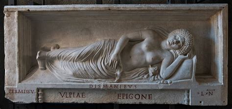 Funerary Relief Of Ulpia Epigone Rome Vatican Museums Gregorian