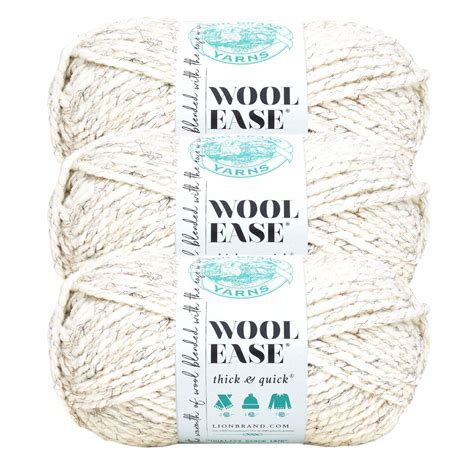 Getuscart Lion Brand Yarn Wool Ease Thick And Quick Yarn Soft And Bulky