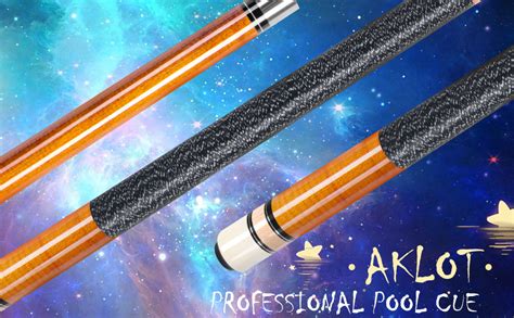 Aklot Pool Cues Set Of Pool Cue Sticks Canadian Maple Wood Cue