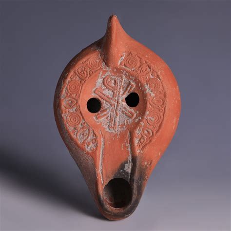 Nabataean Red Terracotta Double Handle Juglet Ancient Roman