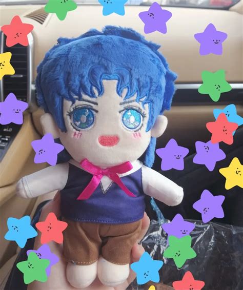 20cm Jojos Bizarre Adventure Jonathan Joestar Plush Toy Stuffed Doll W