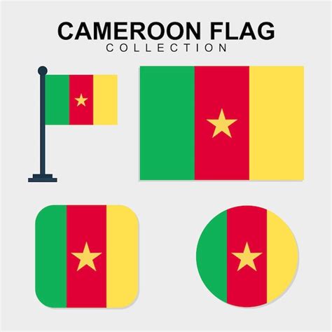 Premium Vector National Flag Of Cameroon Illustration