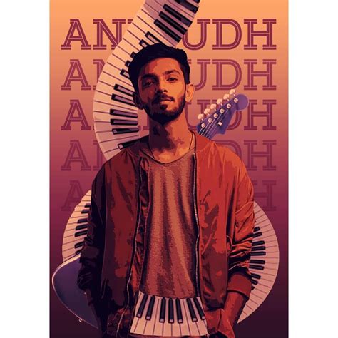 Anirudh Ravichander Musical Poster - happydude