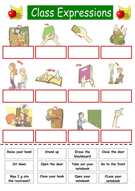 Classroom Commands Worksheet Free Esl Printable Worksheets Made By Teachers Classroom