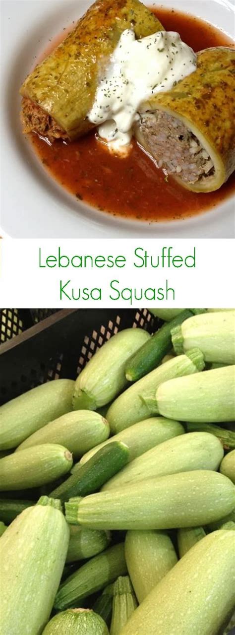 Lebanese Stuffed Kousa Squash The Lemon Bowl® Recipe Lebanese