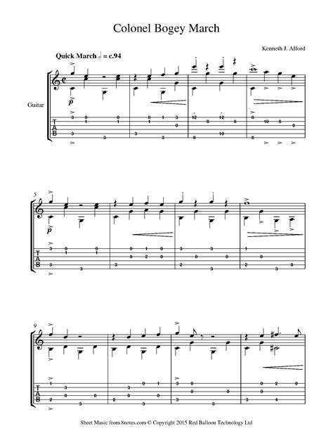 Free Guitar Sheet Music, Lessons & Resources - 8notes.com