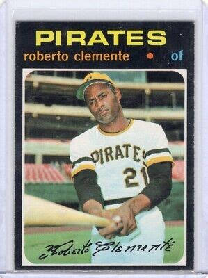 1971 Topps Roberto Clemente Base 630 Pittsburgh Pirates HOFer EBay