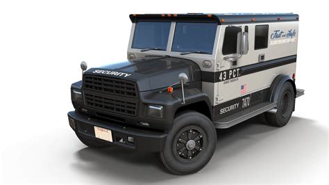 American Armored Security Truck PBR - 3D Model by Veaceslav Condraciuc