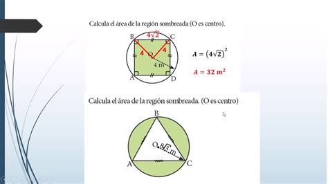 CEPRE III S17 Geometría Áreas de polígono inscritos y circunscritos a