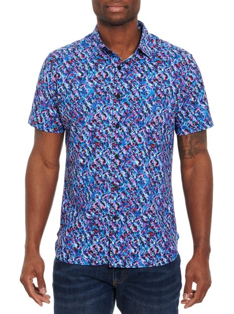 Men’s Designer Short Sleeve Shirts Robert Graham