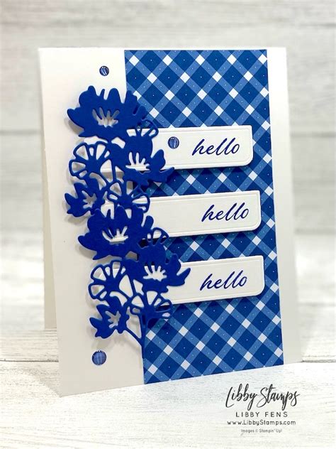 Blue With Create With Connie And Mary Saturday Blog Hop Libby Fens Stampin Up Demonstrator