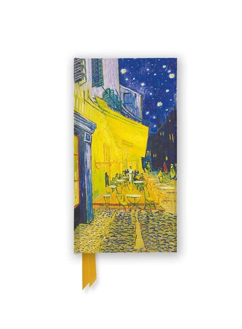 Vincent Van Gogh Café Terrace Foiled Slimline Journal Book Summary