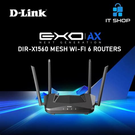 D Link WiFi 6 Router AX1500 DIR X1560