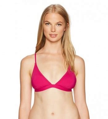 Women S Classic Surf Cross Back Bikini Top Raspberry Cb Qrney