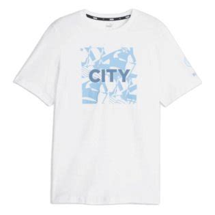 Man City Ftblcore Graphic Tee White Uksoccershop