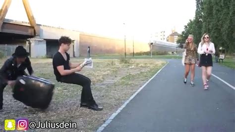 Best Magic Trick The Invisible Chair Prank Julius Dein Youtube