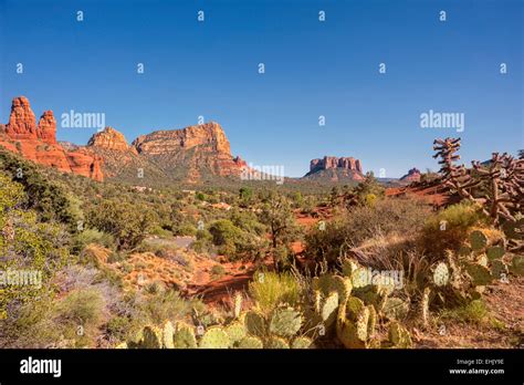 Southwestern Landscape Two Sisters Castle Rock Courthouse Butte Bell