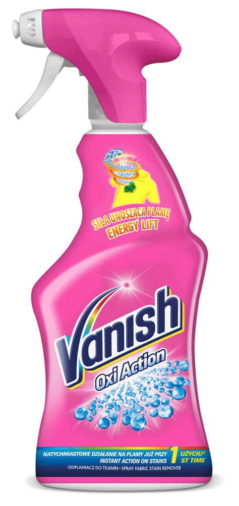 Vanish Oxi Action Odplamiacz Do Tkanin W Sprayu Ml Drogeria