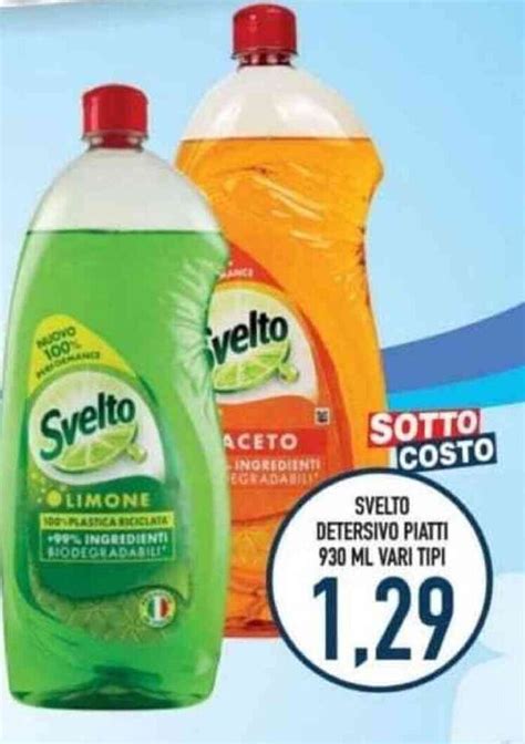 Svelto Detersivo Piatti Ml Vari Tipi Offerta Di Supermercati Trisss