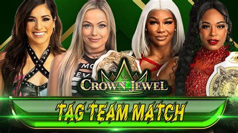 Liv Morgan Raquel Rodriguez Vs Bianca Belair Jade Cargill Crown