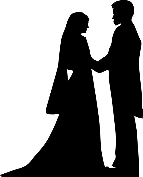 Wedding Silhouette At Getdrawings Free Download