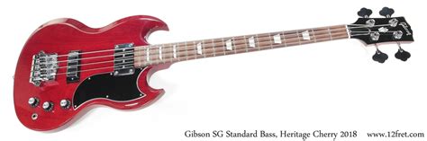 Gibson Sg Standard Bass Heritage Cherry The Twelfth Fret