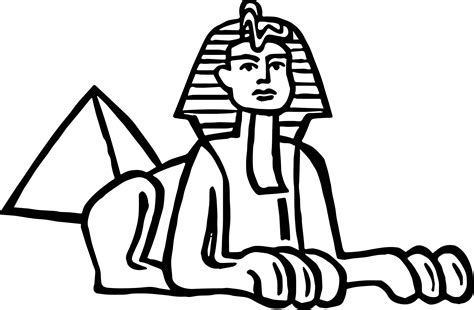 34 Sphinx Ancient Egypt Coloring Pages